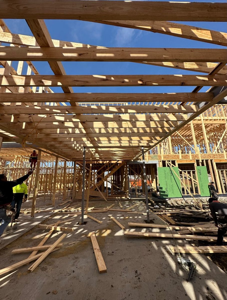 Construction site framing