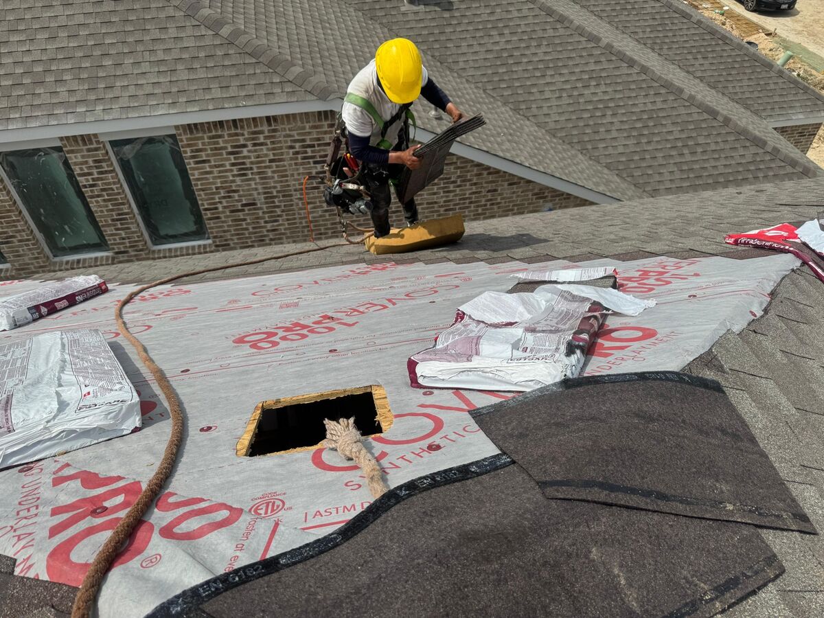 Roofing installation